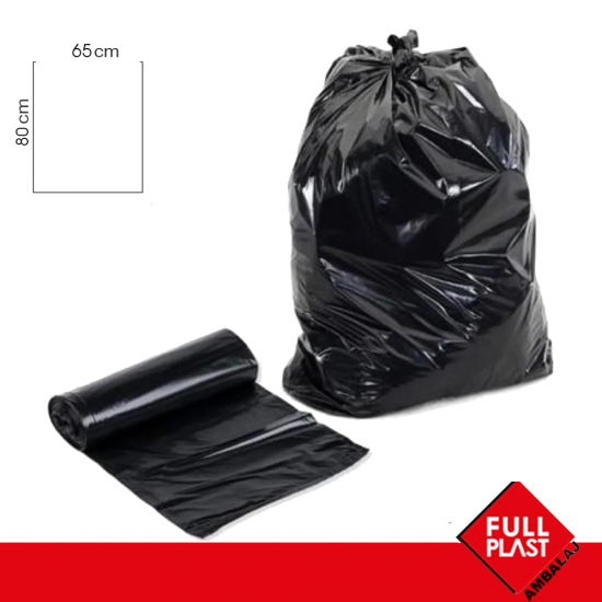 65X80 cm Jumbo Boy Çift Katlı Çöp Poşeti