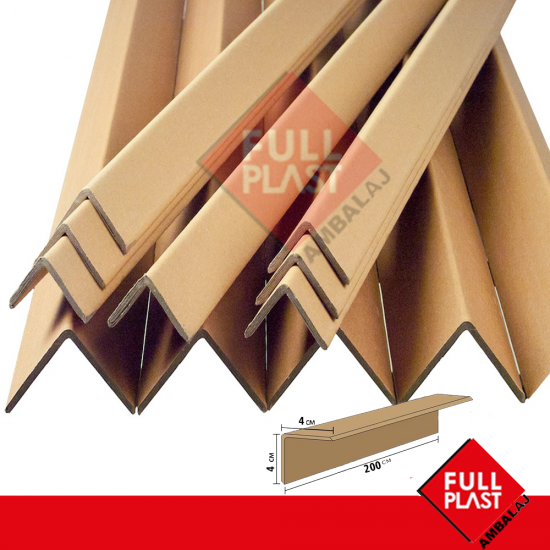 40x40x4 mm 200 cm Karton Köşebent