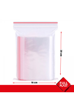 16x20 cm Şeffaf Kilitli Poşet