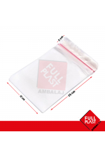 15x25+5 cm OPP Jelatin Bantlı Poşet
